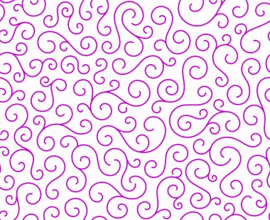 Retro pürüzsüz dalga çizgileri deseni. Tekstil, kumaş, iz sürme ya da fayans arkaplanı için kıvrımlı sanat süslemeleri. Klasik zarif antika desen dizaynı..