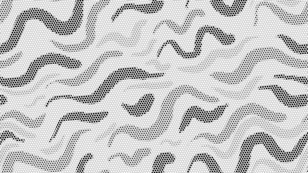 ハーフトーンの大理石のテクスチャ背景。抽象的な黒と白のドットのアートの背景。モダンなグレースケール パターン、ビジネス カバー背景デザイン。ベクトル. — ストックベクタ
