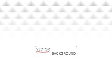 Beyaz soyut arkaplan deseni dokusu. Aydınlık, geometrik üçgen arka plan. İş afişi, poster şablonu. Vektör. 