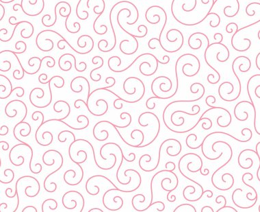 Retro pürüzsüz dalga çizgileri deseni. Tekstil, kumaş, iz sürme ya da fayans arkaplanı için kıvrımlı sanat süslemeleri. Klasik zarif antika desen dizaynı..