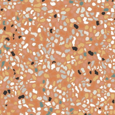 Terrazzo döşeme doku. Altın Dikişsiz desen arka plan. Zemin, duvar, döşeme veya Tekstil baskı için soyut vektör tasarımı.