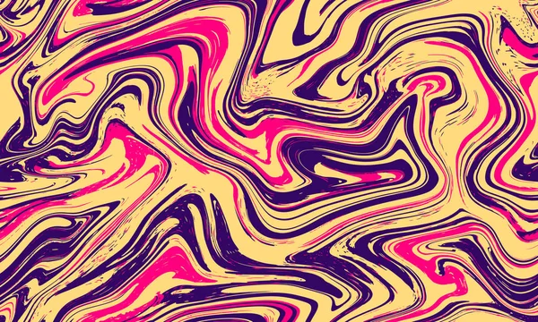 Мармурова текстура безшовного фону. Фіолетовий абстрактний мармуровий ефект потоку рідини. Безшовний візерунок для обкладинки, матового, текстильного, обгорткового або друкованого фону. Векторні . — стоковий вектор
