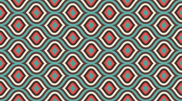 Seamless pattern geometric. Delicate beautiful ornament. Geometric fashion fabric print.  Seamless vector pattern. — Stock Vector