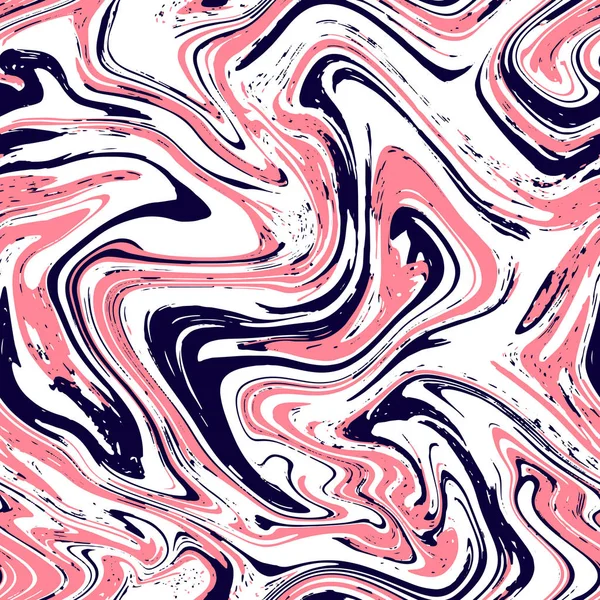 Textura de mármol sin costuras, fondo líquido abstracto. Patrón abstracto rosa, violeta, púrpura. Fondo vectorial . — Vector de stock