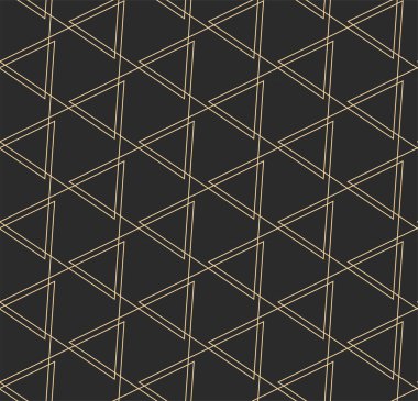Altın Geometrik Vektör Geo Sanat Dokusunu. Tekrarlayan Dekoratif Grafik, Çoklu Şebeke Modeli. Yaratıcı Web, Tekrarla 