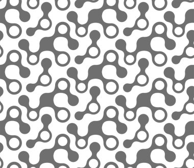 Kusursuz Tablosuz Grafiksel Organik Arkaplan Deseni. Soyut Vektör Biyolojik Duvar Kağıdı Dokusunu Tekrar Et. Devamlı Kumaş Çemberi 