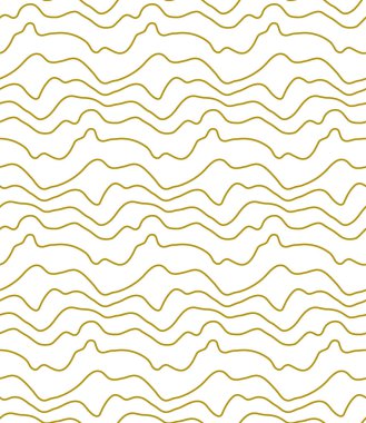 Grafik Pleksus Tekrarlama Dokusunu Tekrarla. Tekrarlayan Geometrik Vektör Dalgalı Sanat Deseni. Sürekli Modern Eğri Dekor 