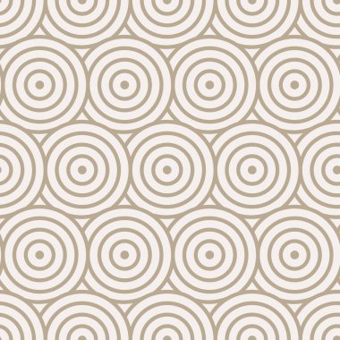 Devamlı Beyaz Vektör Optik Döşeme dokusu. Tekrarlayan Dekoratif Eğri Tekstil Deseni. İslami Daireyi Tekrarla 