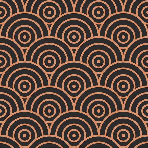 Premium Vector  Vector endless geometric pattern composed with circles and  lines. graphic tile with ornamental texture can be used in textile and  design.