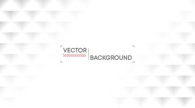 Beyaz soyut arkaplan deseni dokusu. Aydınlık, geometrik üçgen arka plan. İş afişi, poster şablonu. Vektör. 