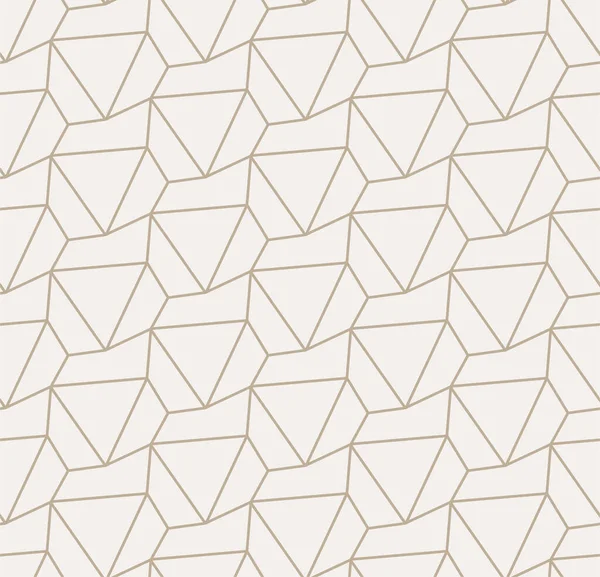 Vetor Oriental Contínuo Geo Plexus Pattern. Linha sem costura Gráfico, Formas Contínuas Textura. Repetir ornamento Triangular, Swatch — Vetor de Stock