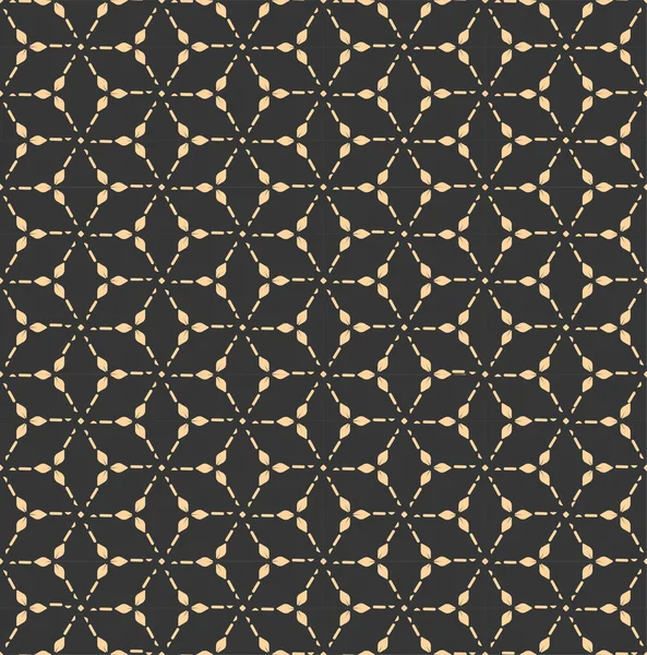 Dark Decorative Vector Grande Deco Texture. Modello continuo Black Graphic Luxury Array. Linea senza cuciture Arc Shapes Texture. Onda — Vettoriale Stock