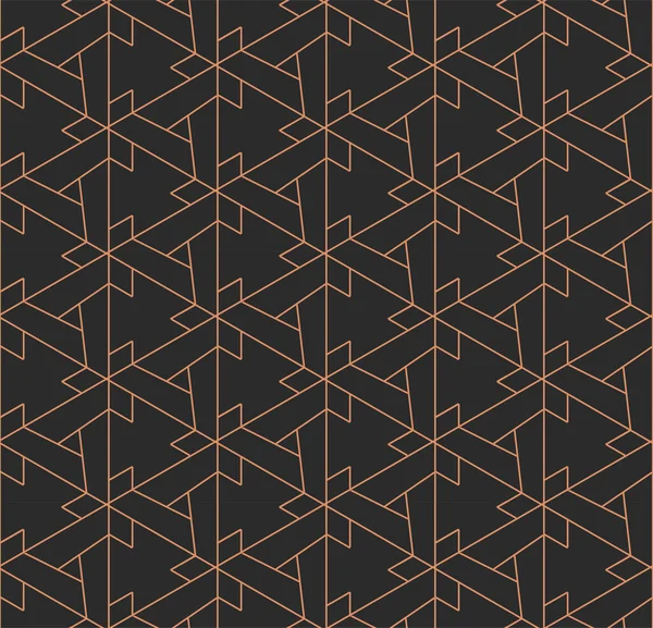 Textura continua de Decoración de Célula de Vector Mínimo. Gráfico de tela oscura, Patrón de formas web. Resumen repetitivo Triangular, Plexo — Vector de stock