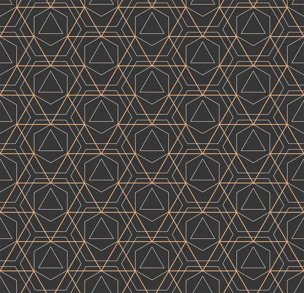 Ondes répétitives Graphique symétrique, motif textile. Texture Plexus Diagonale Vecteur Orné Sans Couture. Géométrique continue — Image vectorielle