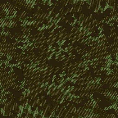 Kusursuz Vektör Deseni Tasarımı. Tekrarlanan Vektör Yeşil Sanatsal, Camo Paketleme. Haki Soyut Kamuflaj, Grafik Camo 'yu tekrarladı. Kahverengi Beneksiz Kamuflaj, Grafik Duvar Kağıdı.