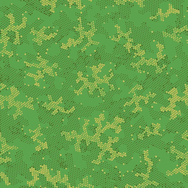 Diseño de patrones vectoriales sin costura. Militar Gráfico Marrón Repetido, Camo Camo. Camuflaje Círculo sin costura verde, impresión gráfica. Camuflaje monocromo inconsútil beige, fondo vectorial . — Vector de stock