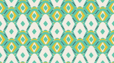 Kusursuz desenli geometrik. Hassas, güzel bir süs. Geometrik moda kumaş baskısı. Kusursuz vektör deseni.