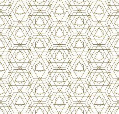 Tekrarlanan Ramazan Grafik Eğrisi Tekrarlama Deseni. Süslü Süslü Vektör 30 'ların Sanat Dokusunu. Kusursuz Dekoratif 30 'lu Doku 