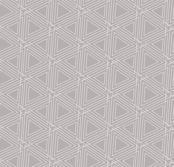 Poly grafico ripetitivo dell'ornamento, struttura di progettazione. Onda continua vettoriale simmetrico Wallpaper Pattern. Ripeti triangolo islamico, — Vettoriale Stock