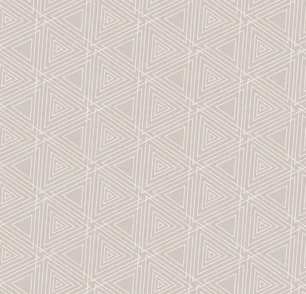 Diagonale vettoriale minima continua, modello del plesso. Ripeti la texture del triangolo grafico bianco. Poly elegante senza cuciture, modello — Vettoriale Stock