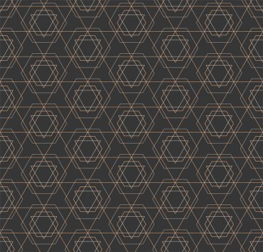 Kusursuz Çizgisel Büyü, Döşeme Dokuları. Kumaş Vektörü Altın Örnekleme Desenini Tekrar Et. Tekrarlanan Vintage Lüksü, Dizi Deseni. 