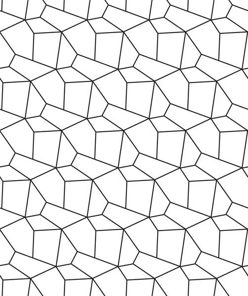 Repita a textura da repetição diagonal gráfica islâmica. Repetitive Creative Vector, Cell Swatch Pattern. Ornato Contínuo — Vetor de Stock
