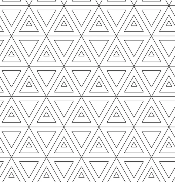 Repetitive Ornate Graphic Luxury, Lattice Texture (em inglês). Repita Modern Vector Poly Shapes Pattern. Teia preta sem costura, textura da telha . — Vetor de Stock