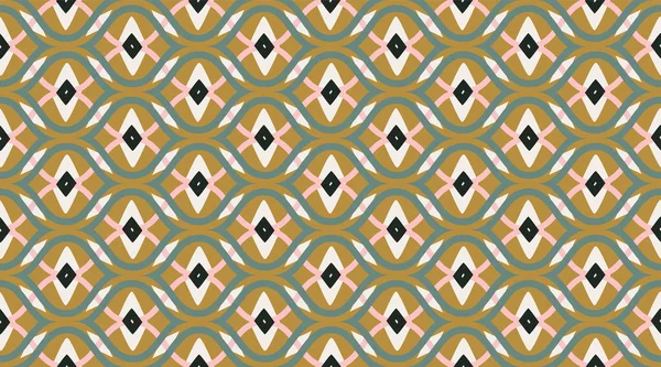 シームレスなパターン幾何学。繊細な美しい装飾品。幾何学的なファッションファブリックプリント。シームレスなベクトルパターン. — ストックベクタ