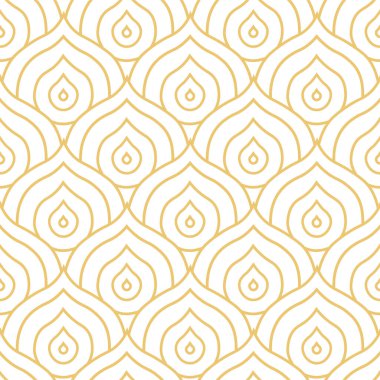 Kusursuz Asyalı Vektör Optik Şablon. Aralıksız Vintage Grafik 1930 Dekor Dokuları. Geometrik Kükreyen Kafesi Tekrarla 