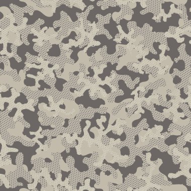 Bej pürüzsüz moda grafiksel ambalajlama. Kamuflaj Gömleği Sonbaharı Tekrarlanan Yarıton Vektör Kamuflajı. Khaki Kamuflajı Kusursuz Desen. Tekrarlanan Yeşil Noktalı Grafik Bulutları. Yeşil
