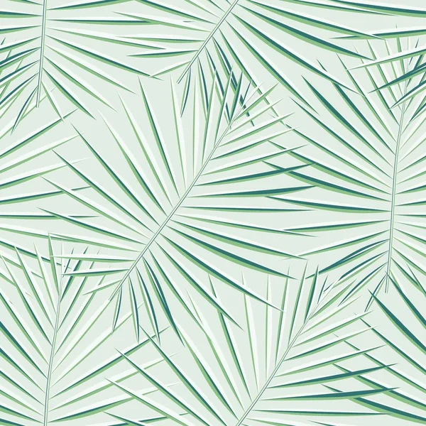 Öko-wiederholte Baumgrafik. Lebendiges, nahtloses Hawaii Vector Design. Vektor, Vivid Seamless Botanical Graphic Pattern. Tropisch, — Stockvektor