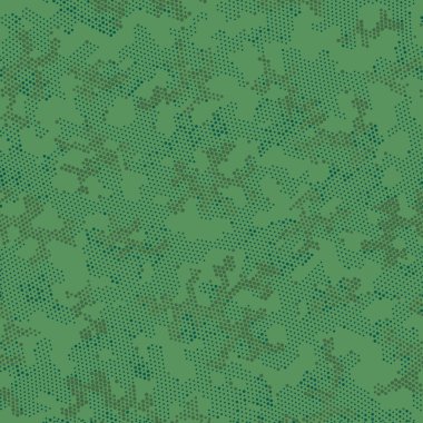 Haki tekrarlanan noktalı kamuflaj, grafik sanatı. Kusursuz Vektör Kahverengi Ordu, Camo Camo. Yeşil tekrarlanan nokta kamuflajı, vektör deseni. Kusursuz Vektör Deseni Tasarımı.