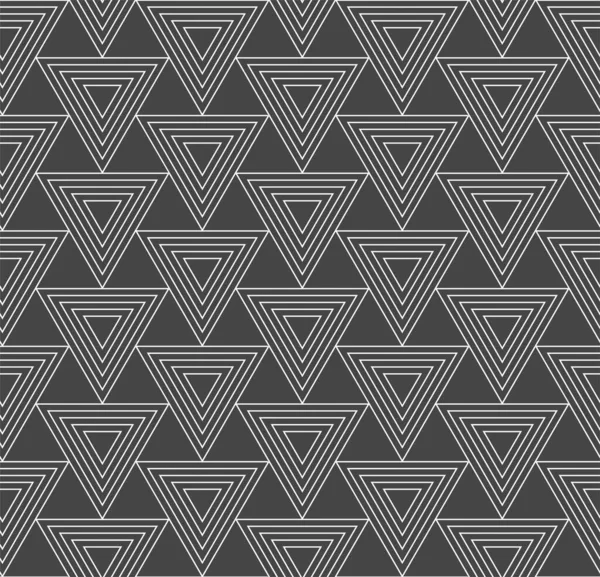 Répétez Wave Graphic Luxury, Texture Texture. Modèle de fond triangulaire vectoriel classique répétitif. Orné sans couture Triangulaire, — Image vectorielle