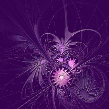 Kabartma efektli fraktal dizaynlı çiçek arkaplanı. Yaratıcı tasarım, sanat ve eğlence için sanat. 