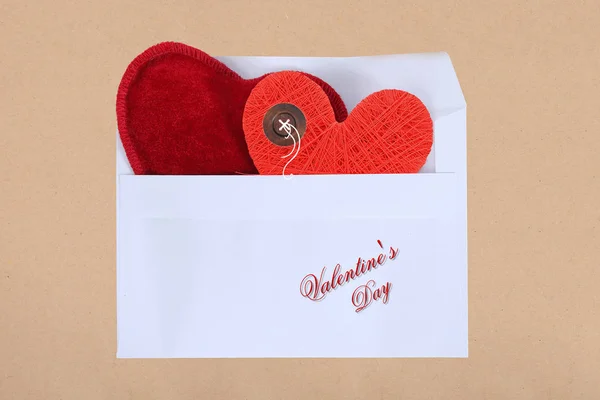 Creatieve Valentines Concept Foto Hartsymbool Van Liefde Dating Valentine Day — Stockfoto