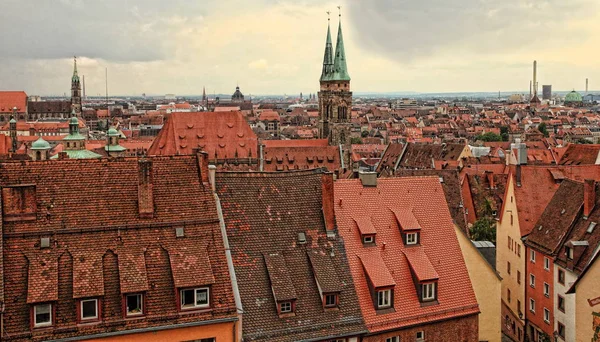Panoramic Cityscape Nuremberg Bayern Germany — Stock Photo, Image