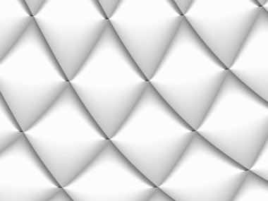 3D dekore edilmiş beyaz ve açık gri edikula yinelenen bir desen. Arka planlar, şablonlar, arka planında, yüzey, Tekstil ve kumaş tasarımlar için futuristik geometrik monokrom tasarım