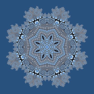 Muhteşem Ajur desen kar taneleri veya dantel peçete şeklinde. Yaratıcı tasarım, sanat ve eğlence için resimler.