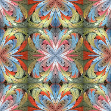 Renkli çiçek desenleri, vitray şeklinde. Davetiyeler, defter kapakları, telefon kılıfları, kartpostallar, duvar kağıtları gibi şeyler için kullanabilirsiniz. Yaratıcı tasarım için sanat.