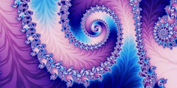Bajeczne Poziome Abstrakcyjne Tło Spiralnym Wzorem Można Używać Zaproszeń Banerów — Zdjęcie stockowe