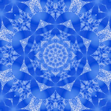 Muhteşem fraktal arka plan daire süsleme ile. Kar taneleri ajur modeli. Mary Noel ve mutlu yeni yıl Tema. 