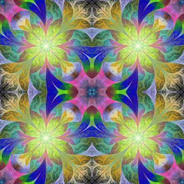 Mozaik tarzda çok renkli çiçek deseni. Davetiyeler, defter kılıfları, telefon kılıfları, kartpostallar, duvar kağıtları için kullanabilirsin. Yaratıcı tasarım, sanat ve eğlence için sanat.