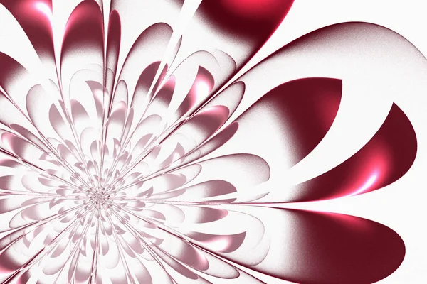 Beautiful pink flower in fractal design. Artwork for creative design, art and entertainment.