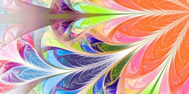 Güzel renkli fraktal çiçek. Koleksiyon - ayaz desen. Davetiyeler, defter kapakları, telefon case, kartpostallar, kartları, duvar kağıtları için bunu kullanabilirsiniz. Yaratıcı tasarım, sanat için sanat.