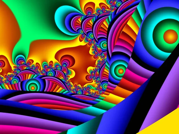 Favoloso Motivo Multicolore Puoi Usarlo Inviti Copertine Notebook Custodia Telefono — Foto Stock