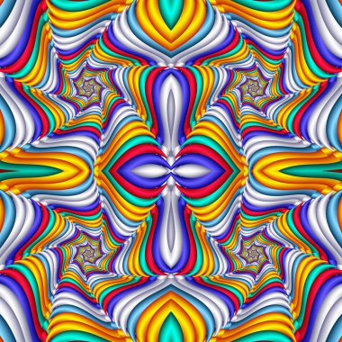 Çok renkli Seamless soyut şenlikli canlı modeli. Kiremitli etnik