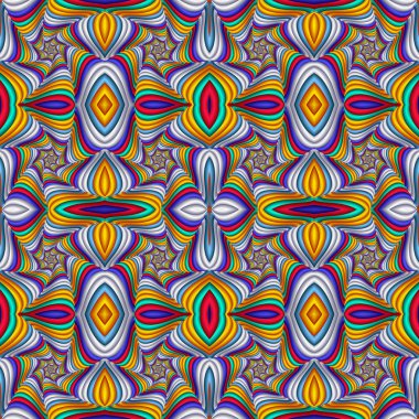 Çok renkli Seamless soyut şenlikli canlı modeli. Kiremitli etnik