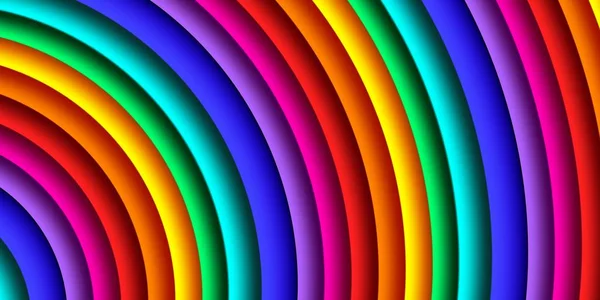 배경에 대 한 밝은 다채로운 추상적인 라인. Creat에 대 한 아트 워크 — 스톡 사진