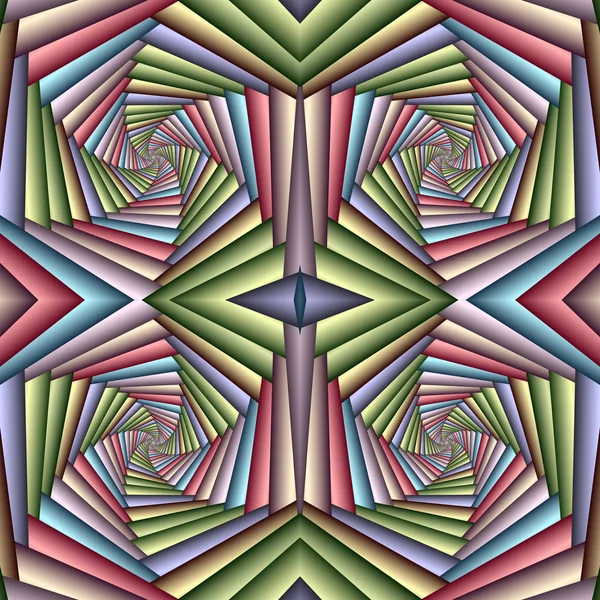 Multicolor naadloze abstracte feestelijke pastel patroon. Betegelde ethni — Stockfoto