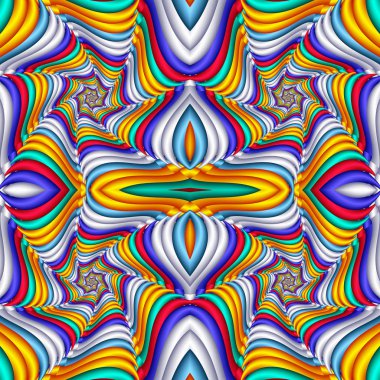 Çok renkli Seamless soyut şenlikli canlı modeli. Kiremitli etnik